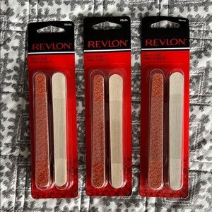 Revlon Dual Nail Files - Red and Cream